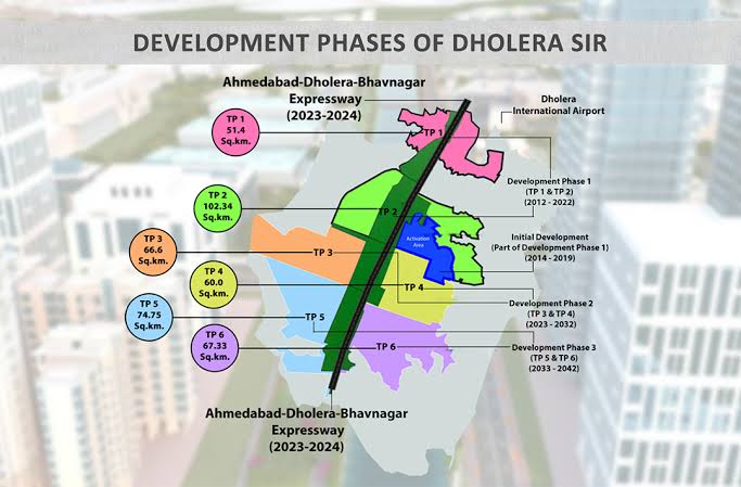 dholera development phases